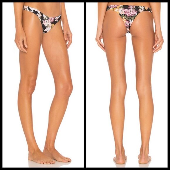 💕VITAMIN A💕 Bikini Capri Top + Rosie Cheeky Bottom Ambrosia Floral 10 L NWT - Picture 8 of 16